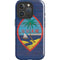 Guam Flag Dark Wood iPhone 16 Pro Magsafe Impact Case